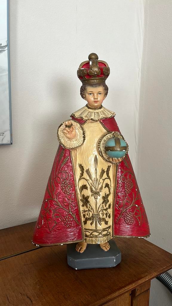 Jezus van praag - antiek heilig beeld, Ophalen