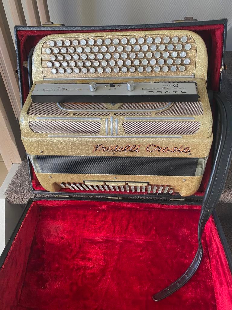 Accordéon Fratelli Crosio, Muziek en Instrumenten, Ophalen, Gebruikt, Overige merken, Met koffer