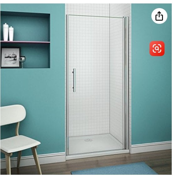 Porte de douche pivotante en niche 80x 187cm  NEUVE!!!, Neuf, 50 à 100 cm, 75 cm ou plus, Autres types