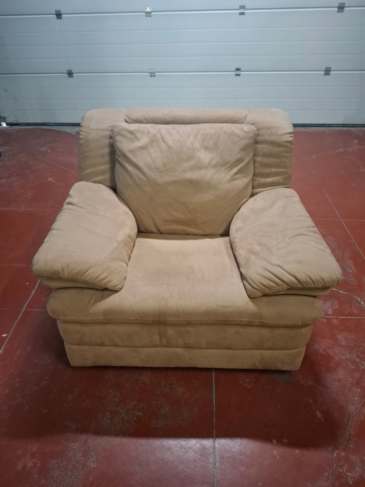Gratis af te halen – Natuzzi 3-zit + fauteuil, Huis en Inrichting, Fauteuils, Ophalen, Gebruikt