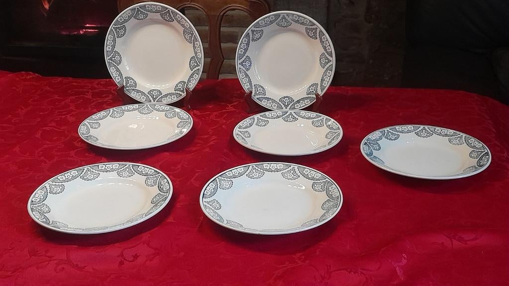 Assiettes Longwy (Malines)(7), Antiquités & Art, Enlèvement