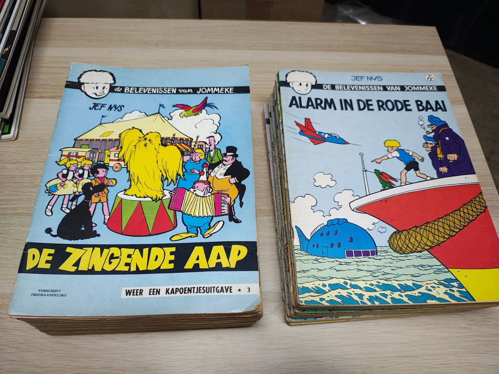 Lot oude Jommeke strips - 58 stuks, Boeken, Meerdere stripboeken, Ophalen of Verzenden, Gelezen, Jef Nys.