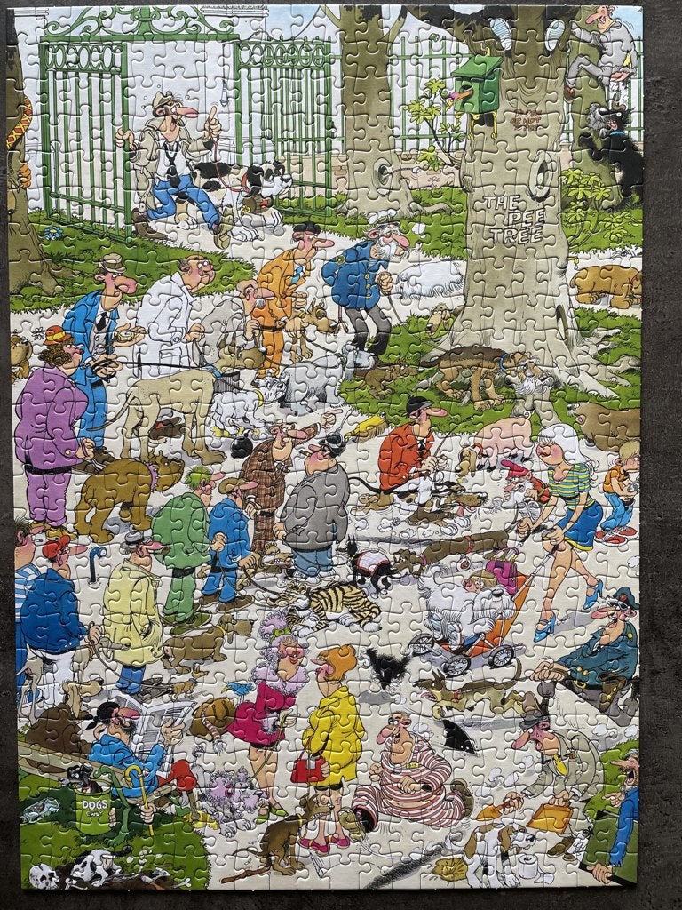 Van Haasteren puzzel van 500 stukjes, Hobby en Vrije tijd, Ophalen of Verzenden, 500 t/m 1500 stukjes, Gebruikt, Legpuzzel