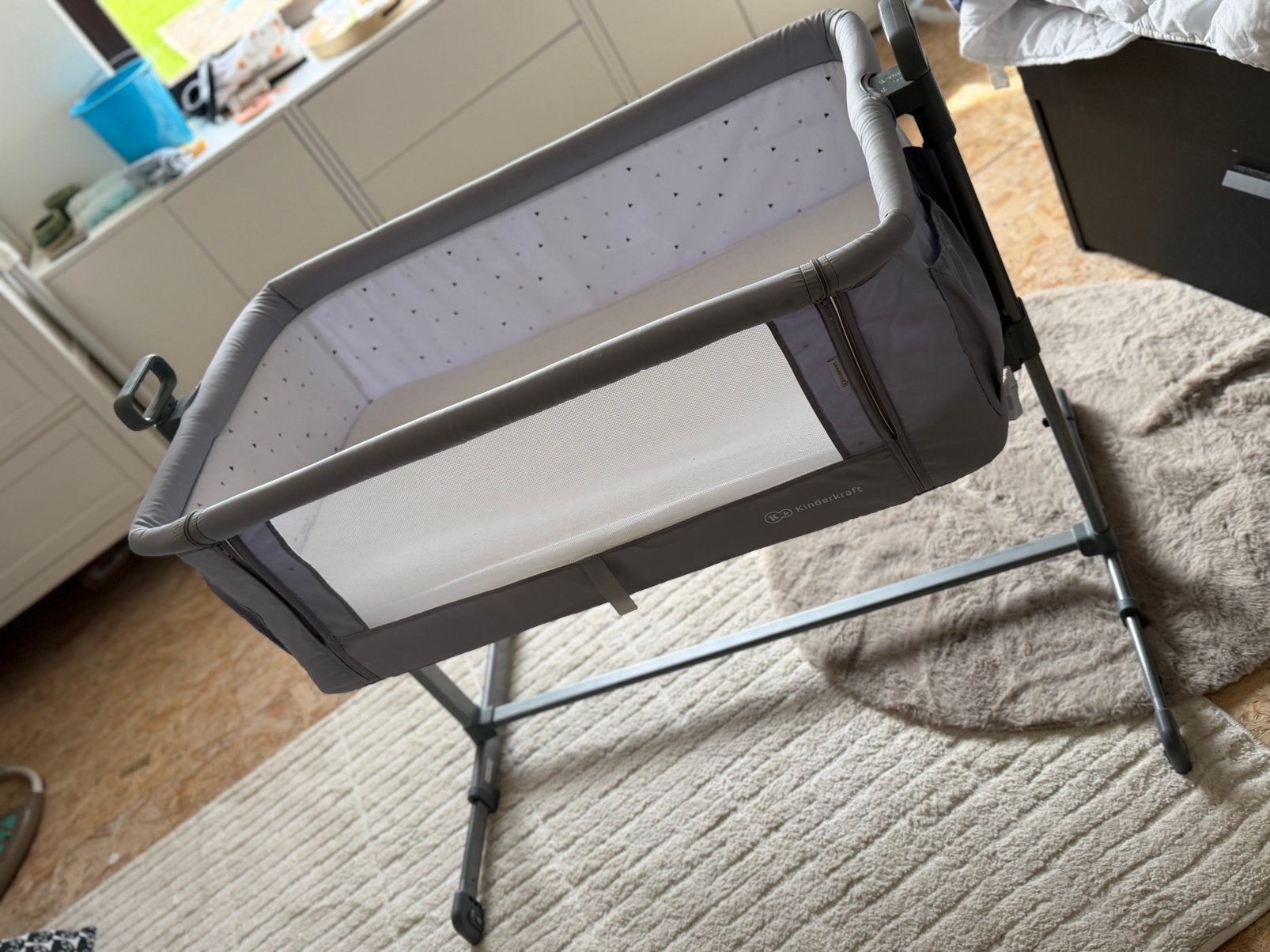 Kinderkraft NESTE Co-sleeper / Aanschuifbedje, Ophalen, Zo goed als nieuw