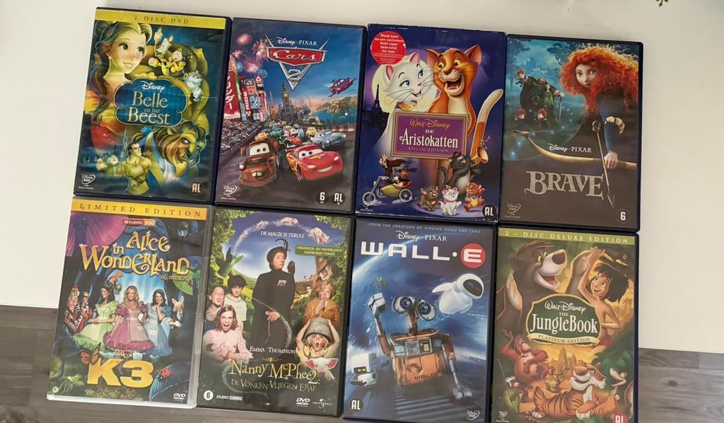 8 Dvd’s disney, Cd's en Dvd's, Ophalen, Zo goed als nieuw