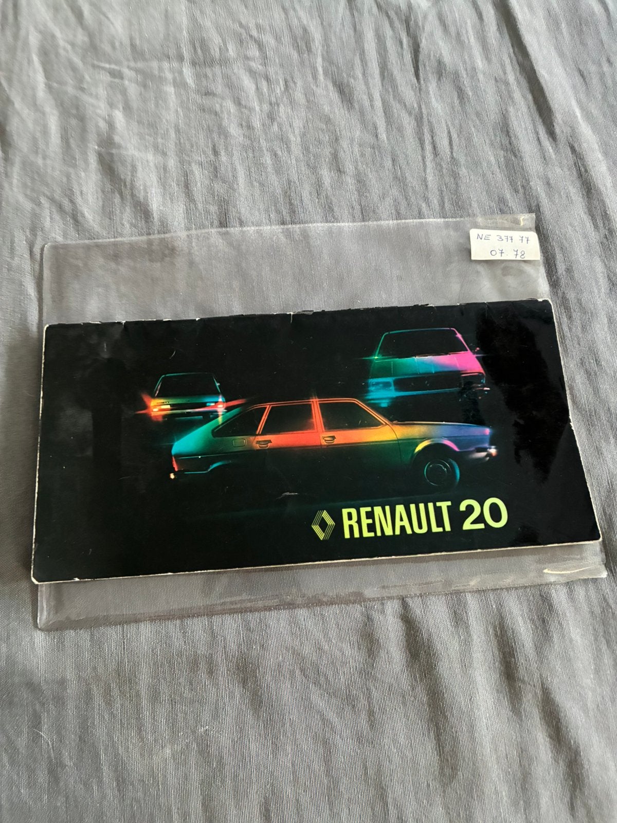 notice d'utilisation mode d'emploi Renault 20 r20, Enlèvement