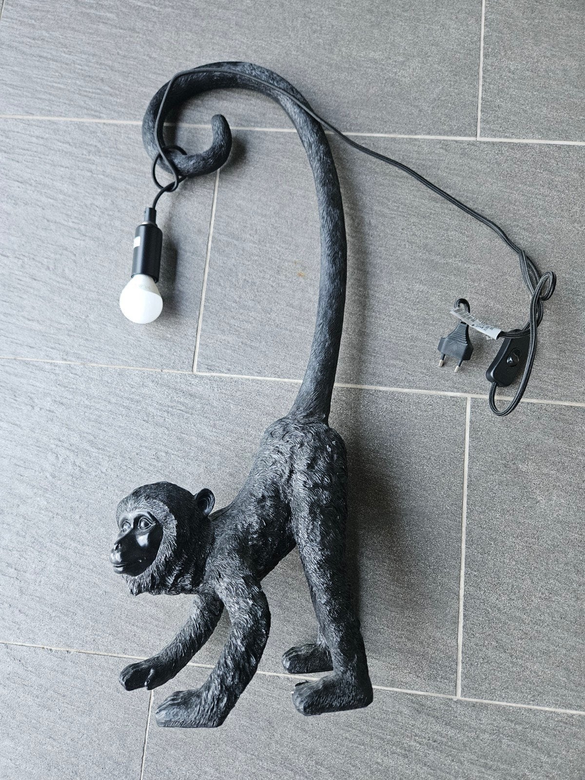 staanlamp aap zwart, Ophalen, Zwart