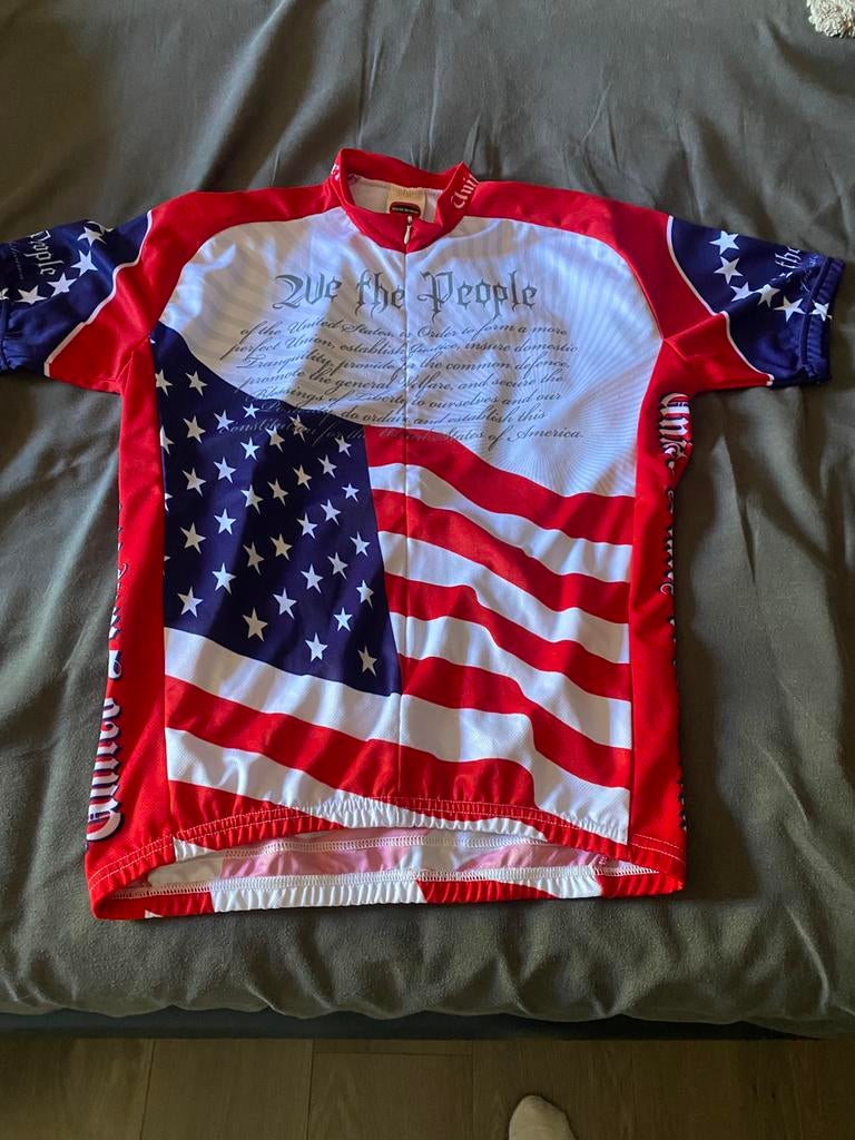 Wieler shirt amerikaanse kleuren, Fietsen en Brommers, Ophalen of Verzenden, Zo goed als nieuw