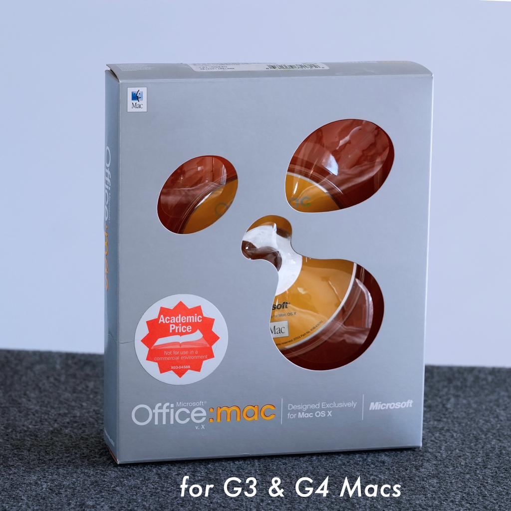 Apple Microsoft Office: Mac v.X (10.0) – English, Ophalen of Verzenden, Apple