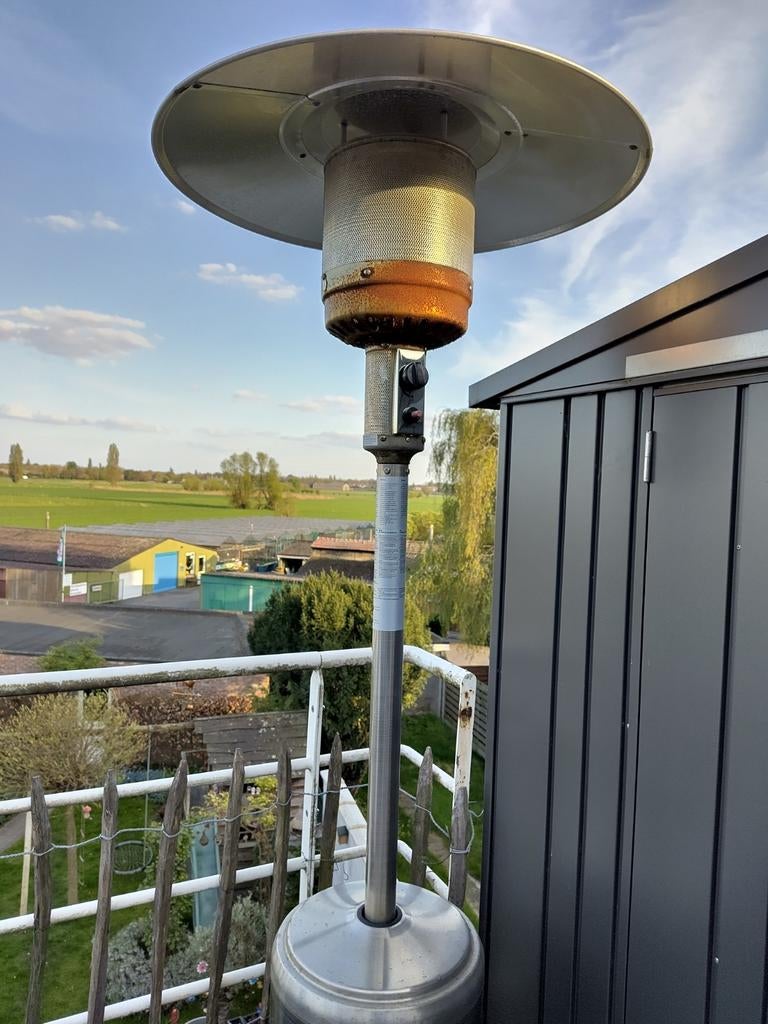 Terras verwarmer, Ophalen, Gebruikt, Parasol, Gas