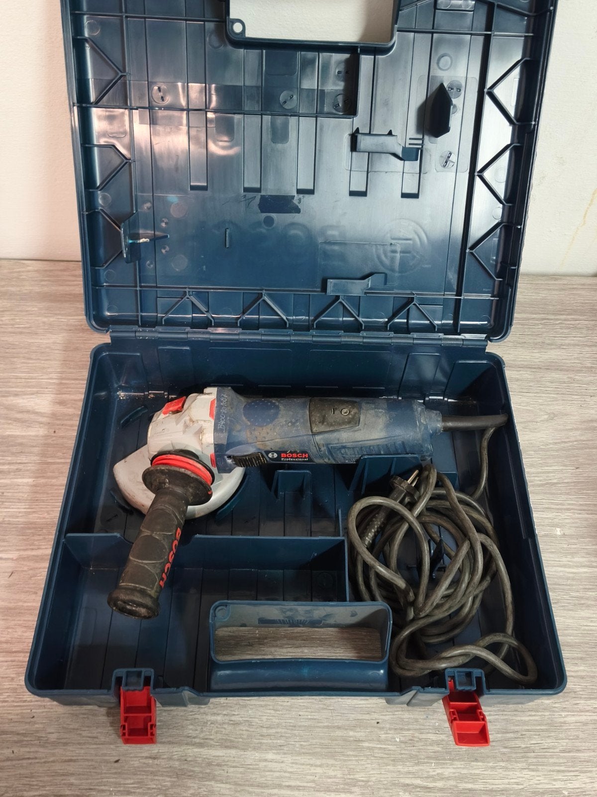 Bosch Professional GWS 13-125 CI - fonctionne - avec étui, Bricolage & Construction, Enlèvement ou Envoi, Utilisé, 1000 watts ou plus