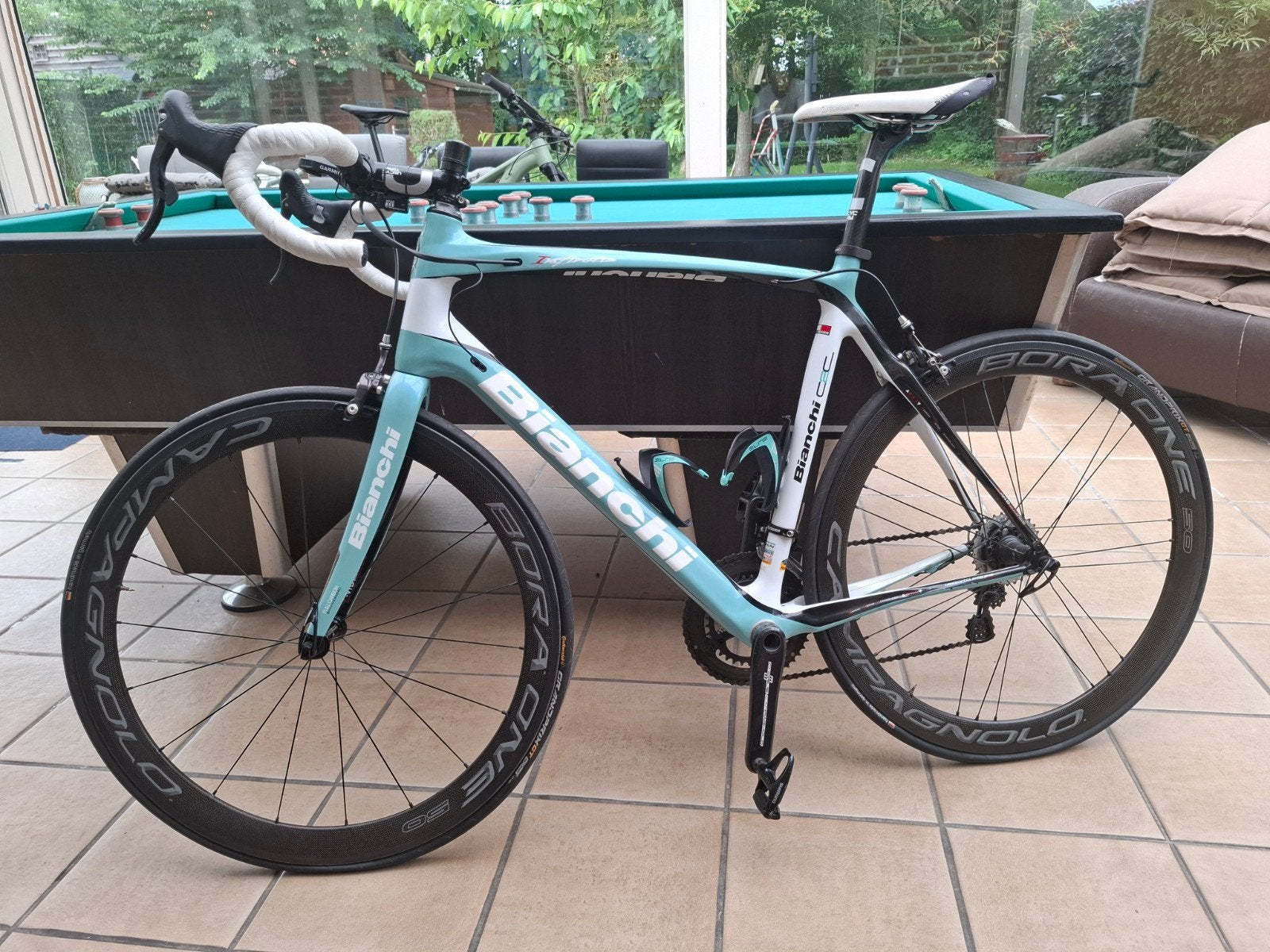 Koersfiets BIANCHI pro, Fietsen en Brommers, Ophalen