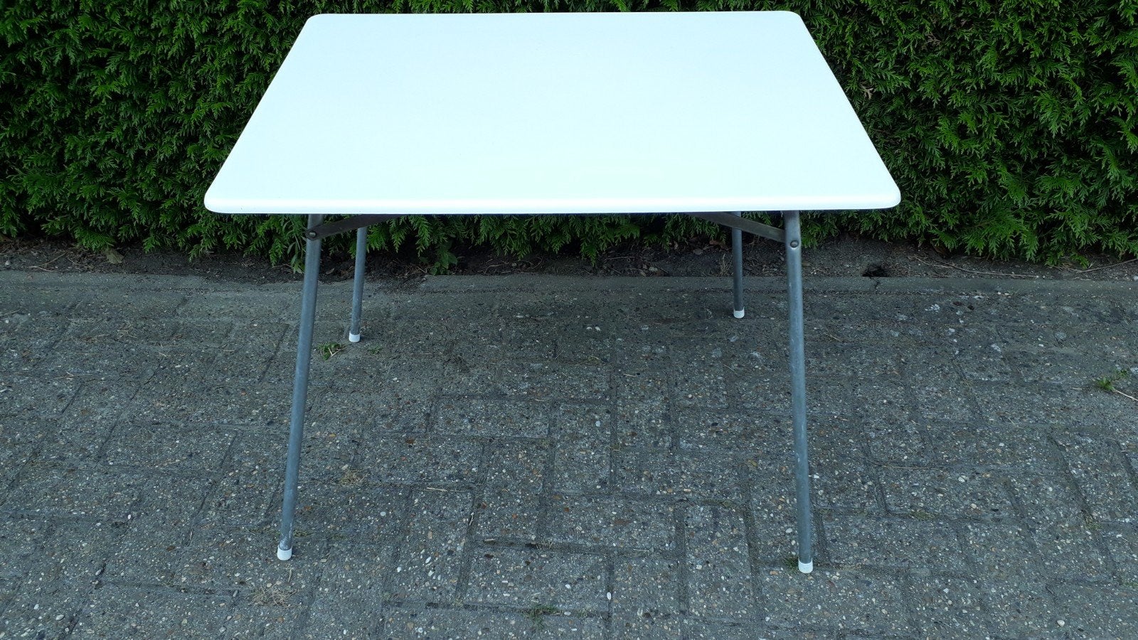 Opvouwbare vintage campingtafel WERZALIT jaren 60, Caravans en Kamperen, Kampeermeubelen, Ophalen, Campingtafel