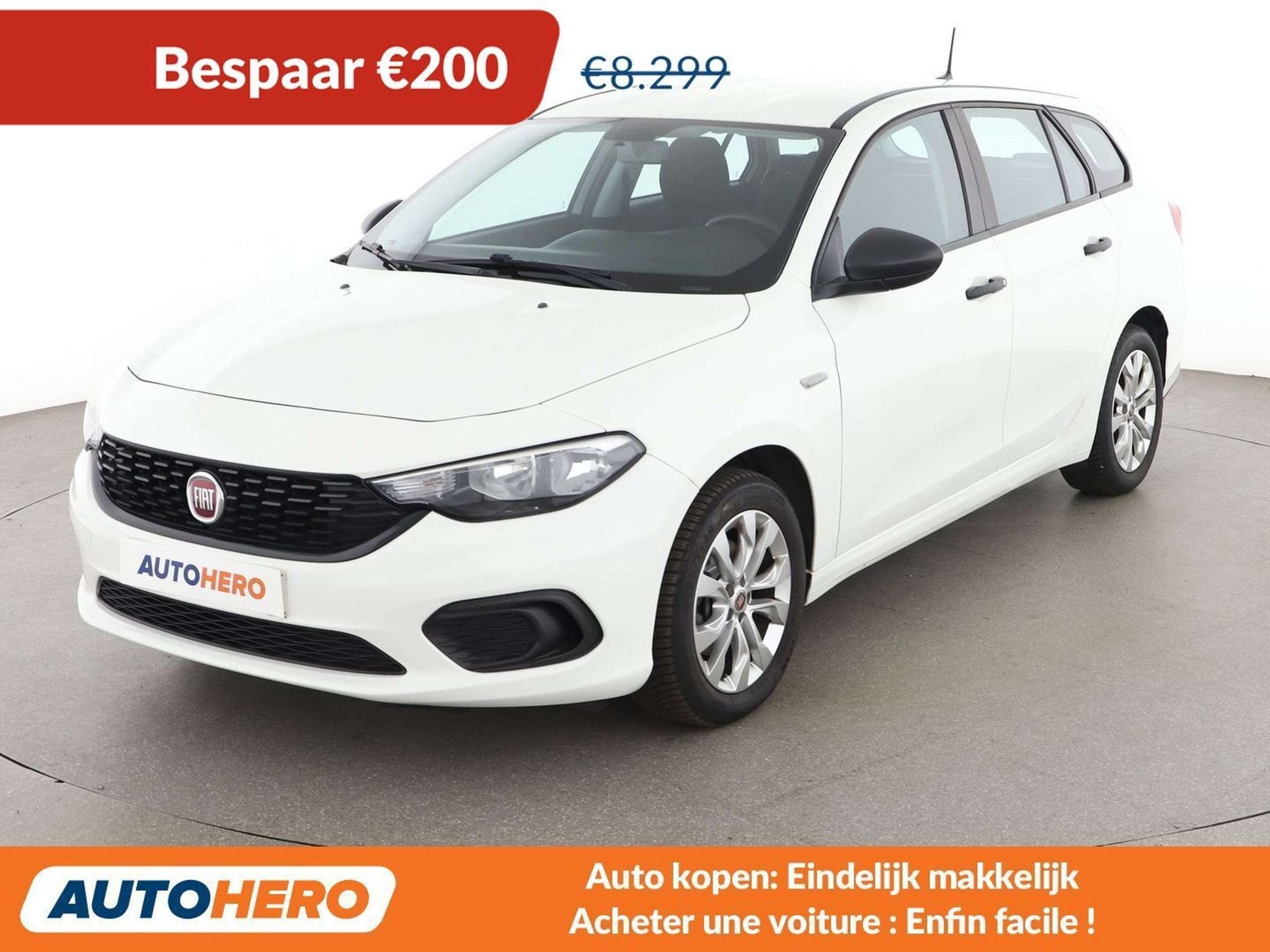 Fiat Tipo 1.4 Street (bj 2019), Auto's, Voorwielaandrijving, Stof, 95 pk, Bluetooth