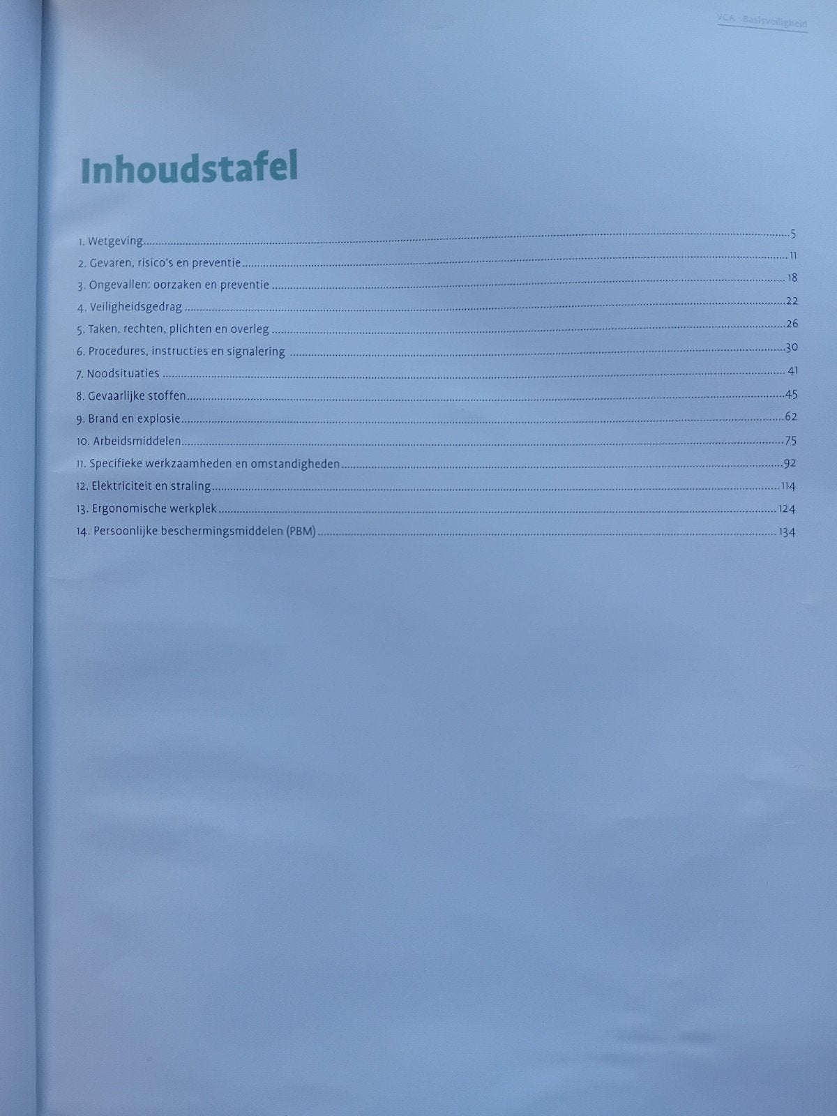 VCA Basisveiligheid Cursusboek (Officieel BeSaCC), Ophalen