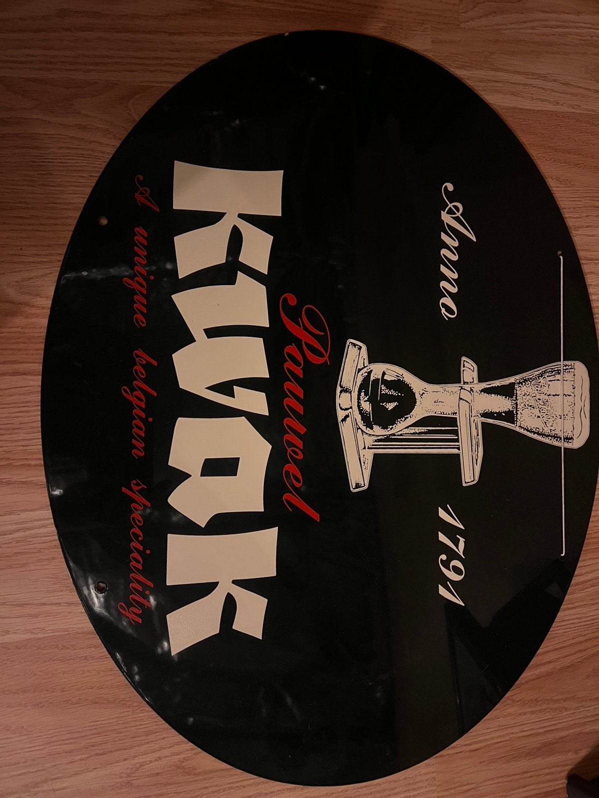Pauwel Kwak ovaale plaat, Collections, Enlèvement ou Envoi
