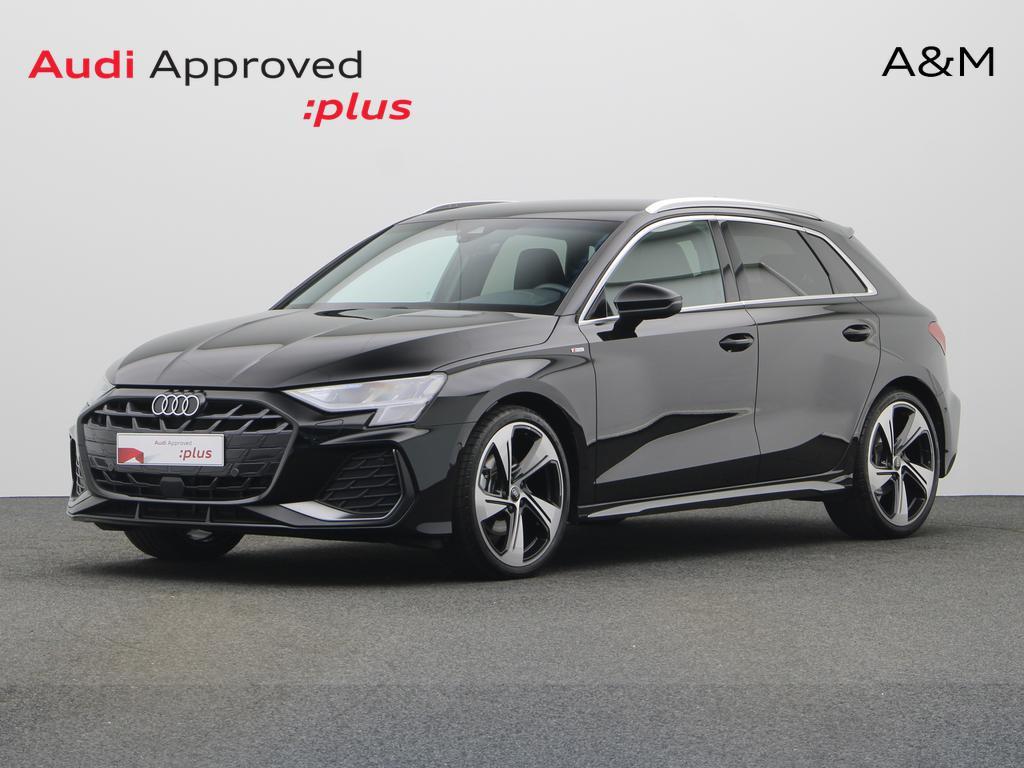 Audi A3 Sportback A3 Sportback 35 TFSI Business Edition S li, Automaat, 129 g/km, Zwart, Navigatiesysteem