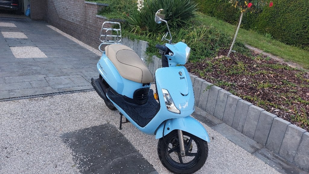 Trottinette Vespa sosie de la marque Sym Fidlle II 50cc, Vélos & Vélomoteurs, Scooters | SYM, Classe B (45 km/h), Enlèvement, Utilisé