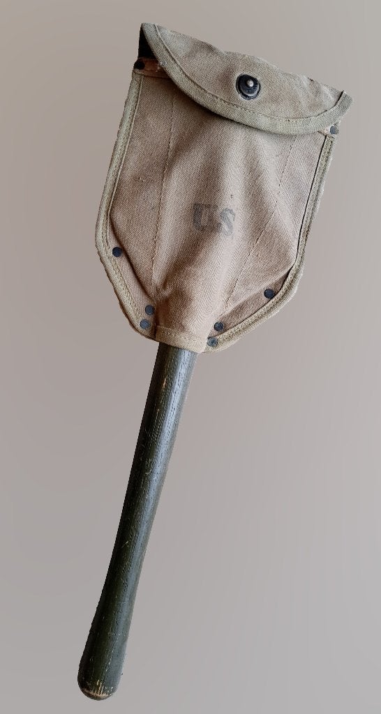 Pelle pliante+housse USWW2 ORIGINAL, Enlèvement ou Envoi, Armée de terre, Autres types