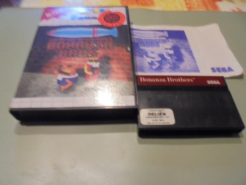 Sega Master System Bonanza Bros (CIB), 1 joueur, Envoi, Utilisé, Master System