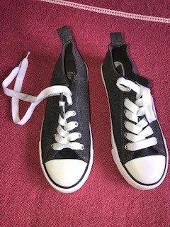 NIEUW Atmosphere 37 donkergrijze stoffen sneakers!, Kleding | Dames, Nieuw, Ophalen of Verzenden, Sneakers, ATMOSPHERE
