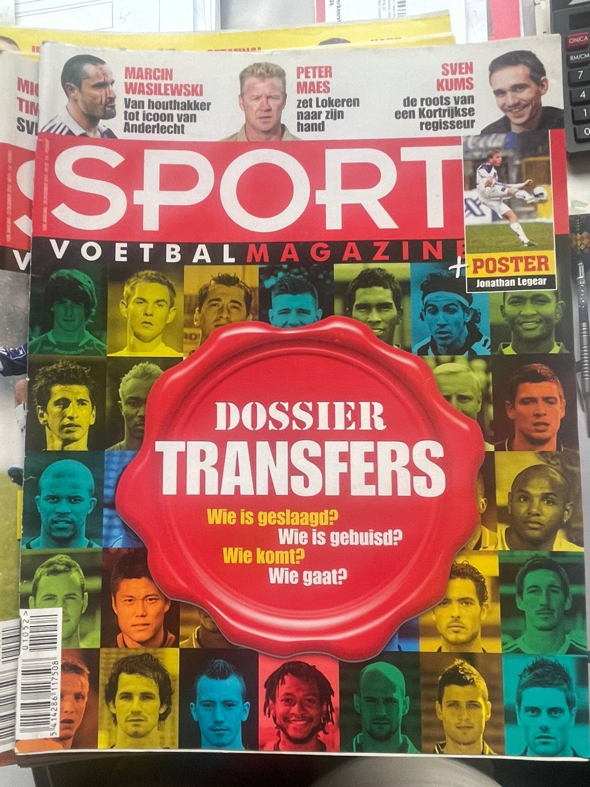 Sport voetbalmagzine 2010, Ophalen