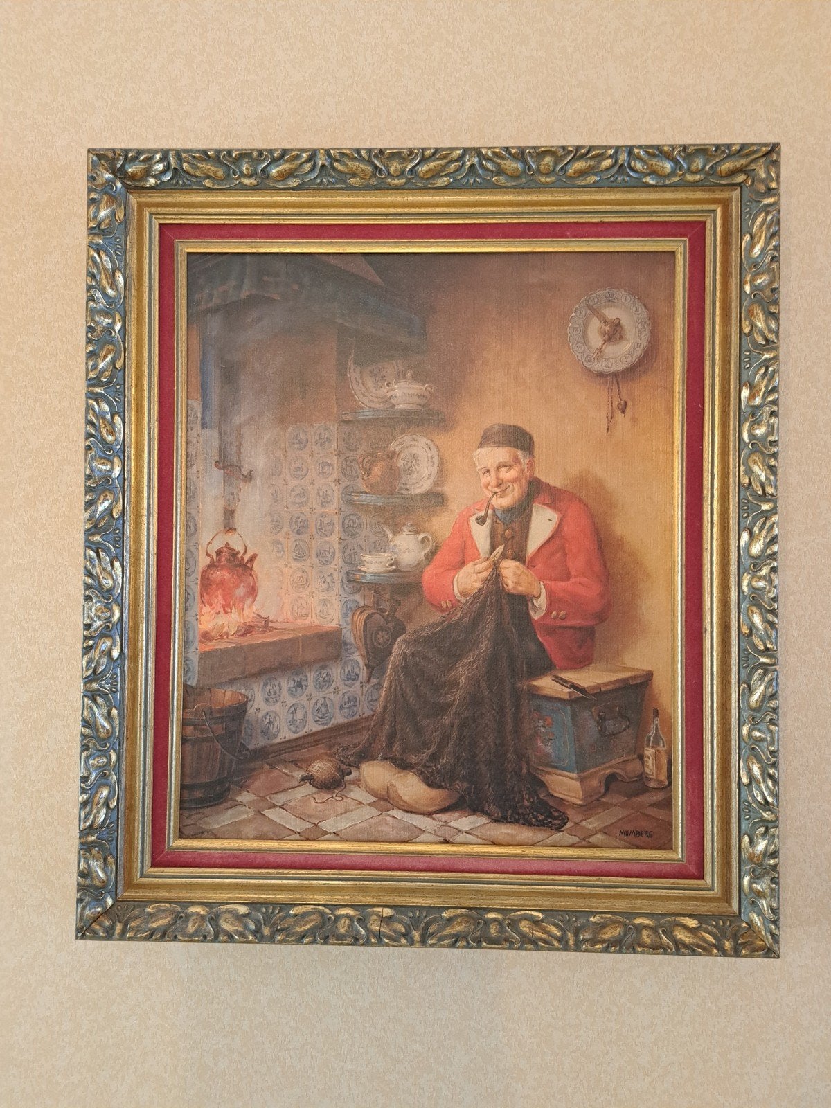 Teproductie van Mumberg in mooie kader, Ophalen