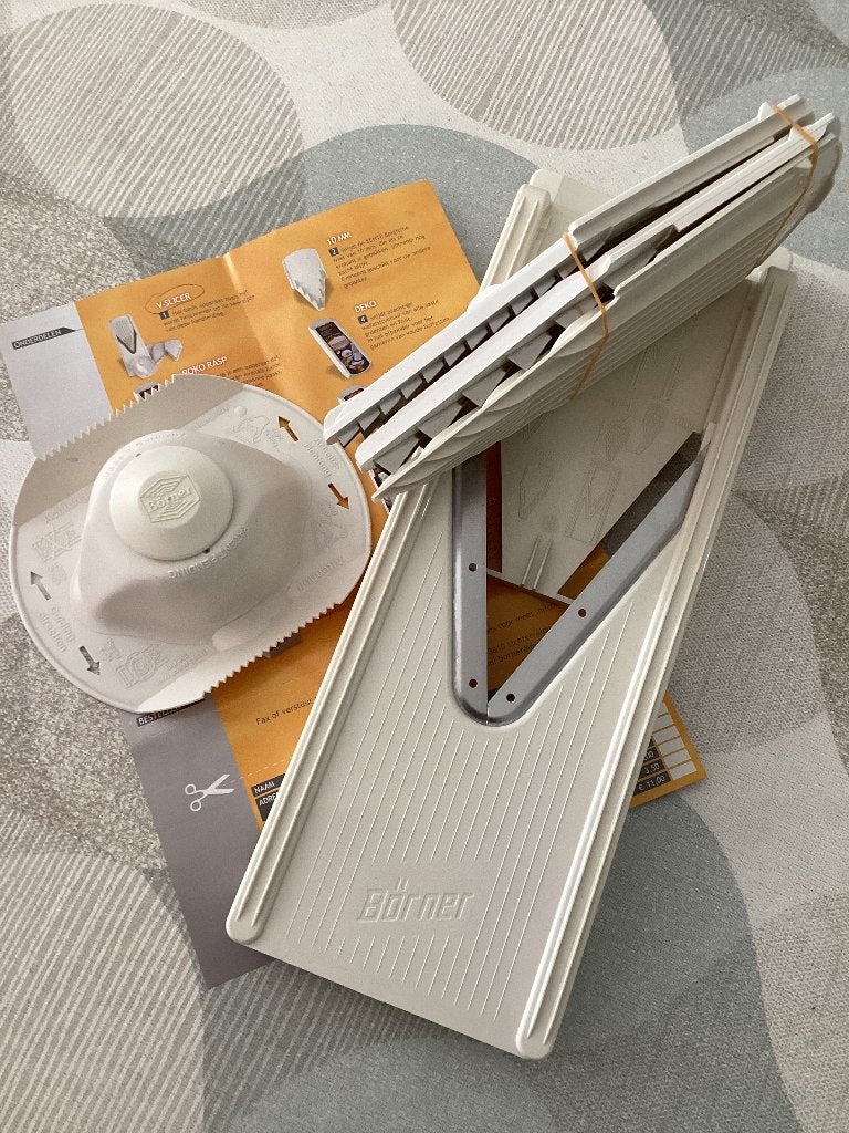 Börner super V-slicer, Huis en Inrichting, Ophalen, Kunststof, Zo goed als nieuw, Snijmachine