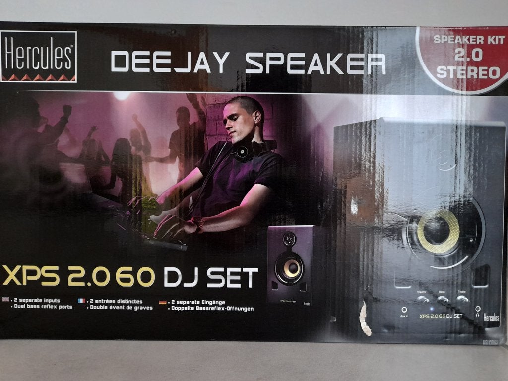 DJ Speaker set, Inclusief kabels, Ophalen, Zo goed als nieuw, Speakerset
