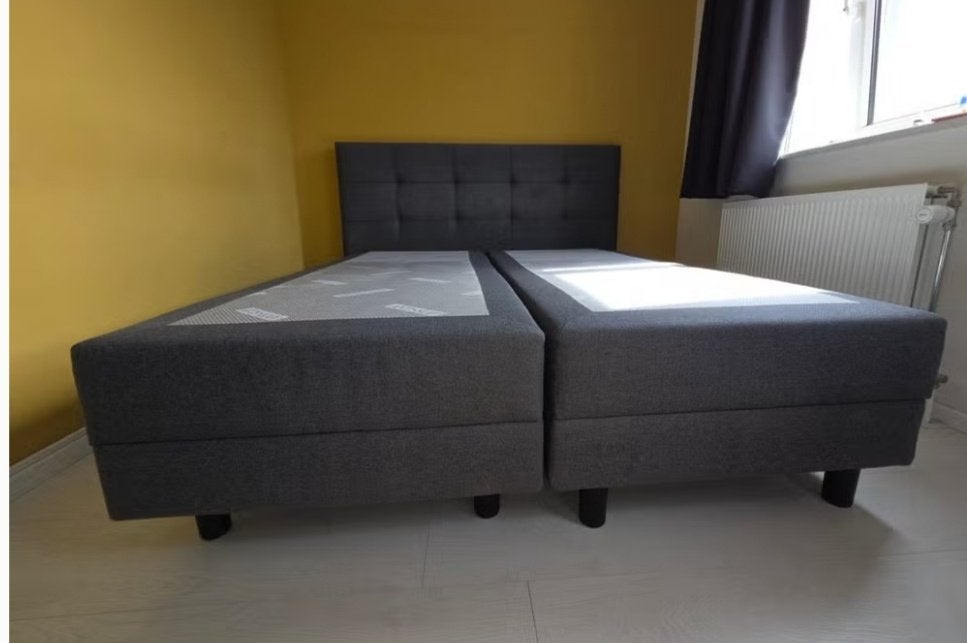 Elektrische Boxspring €200 Levering Gratis 0488790706, Ophalen, Gebruikt, Tweepersoons, 200 cm