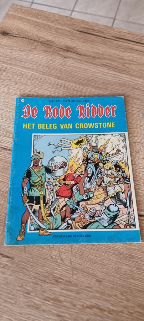 Strip De rode ridder - 33 Het beleg van Crowstone, Boeken, Stripverhalen, Eén stripboek, Ophalen of Verzenden, Gelezen, Willy Vandersteen