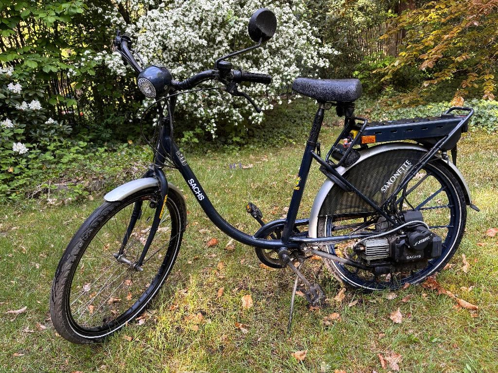SAXONETTE BLAUW, Vélos & Vélomoteurs, Vélomoteurs & Scooters bridés, Enlèvement, Utilisé, Deux-temps, Autres marques