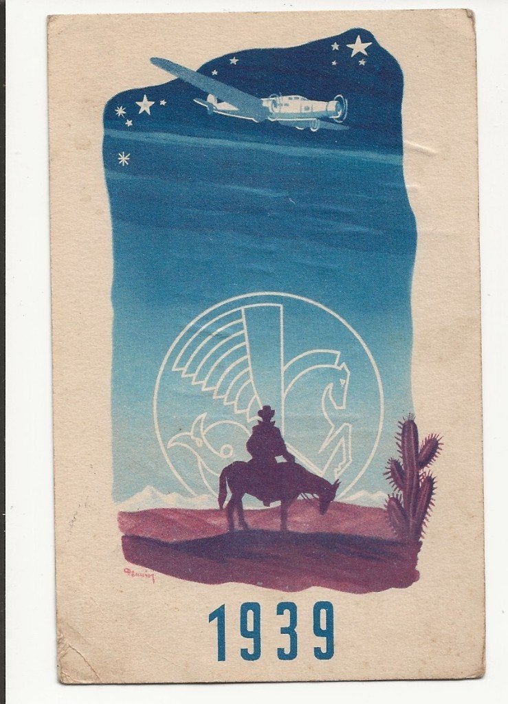 1939 air france argentina postcard to belgium, Verzamelen, Postkaarten | Buitenland, Ophalen of Verzenden, 1920 tot 1940, Gelopen