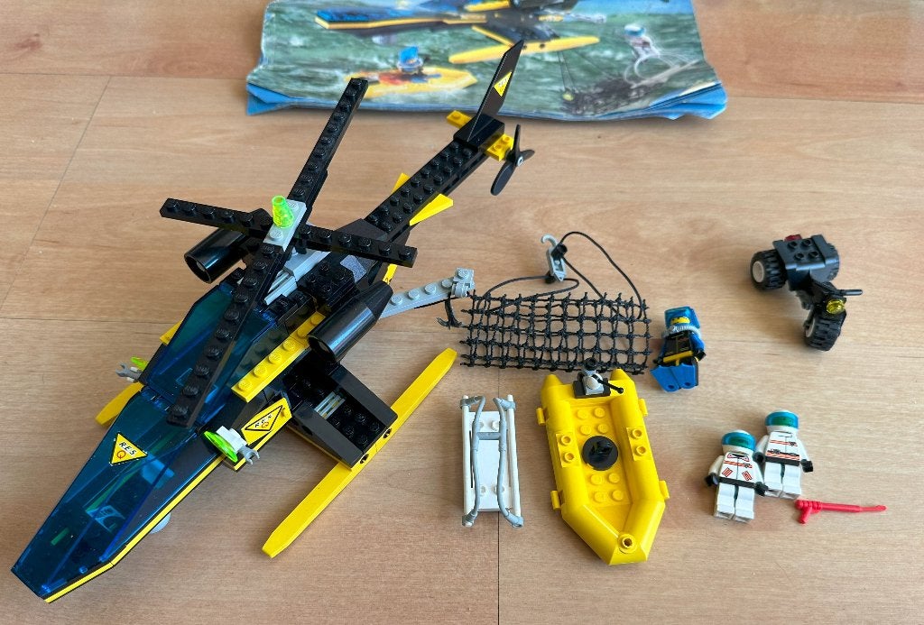 LEGO 6462 RES-Q VLIEGTUIGJE 1998 compleet, Gebruikt, Lego, Ophalen of Verzenden, Compleet