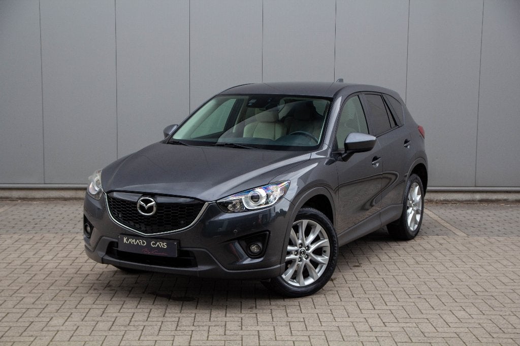 Mazda CX-5 2.0i / 2014 / 124.592km / AWD, Auto's, Mazda, Beige, Leder, Bedrijf, Navigatiesysteem
