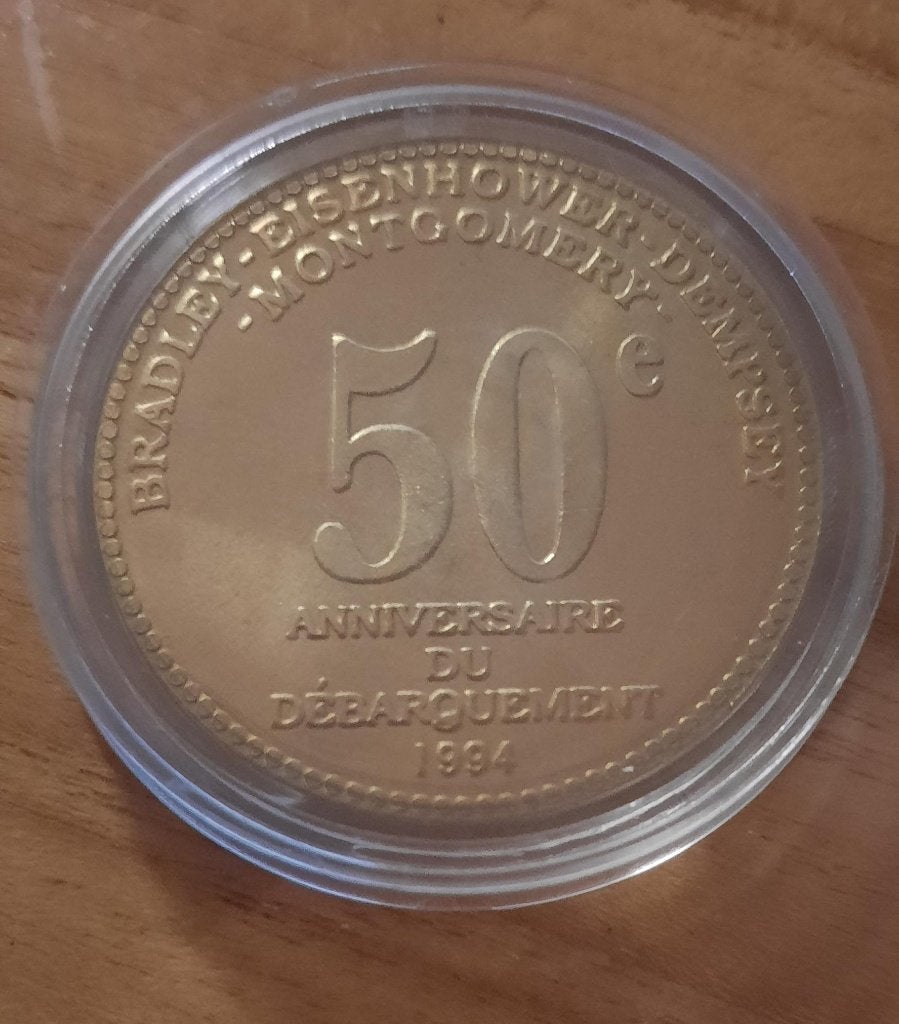 Médaille Overlord 50 - 50e Anniversaire du Débarquement 1994, Enlèvement ou Envoi, Bronze