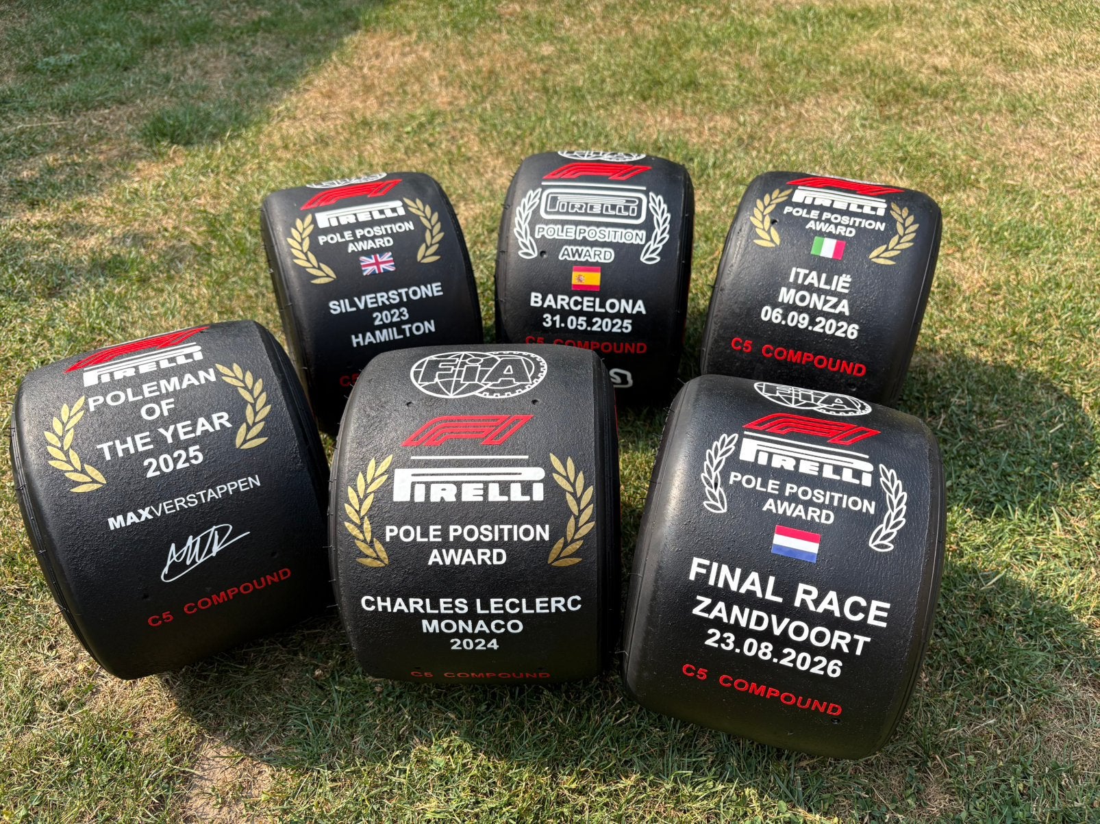 pole position award banden F1 replica’s, Verzamelen, Ophalen of Verzenden, Nieuw, Formule 1