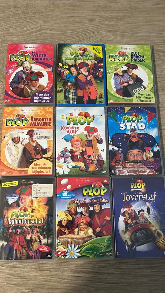 Plop dvd’s, Cd's en Dvd's, VHS | Kinderen en Jeugd, Ophalen, Zo goed als nieuw