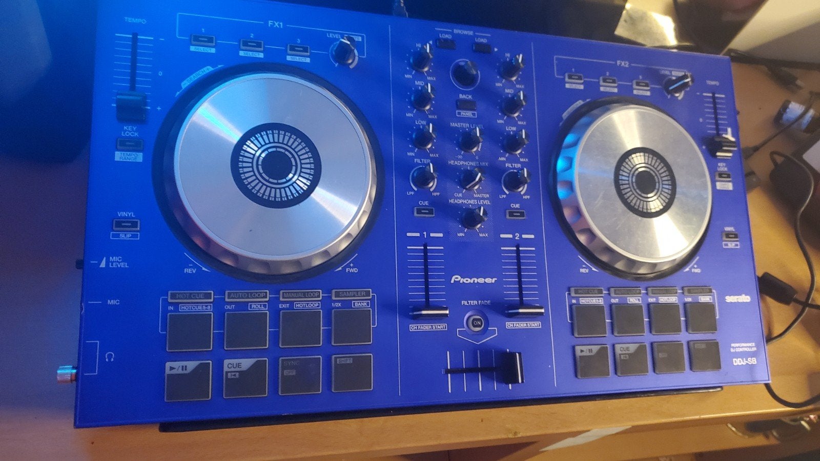 Pioneer DDJ-SB DJ Controller (Limited Edition Blauw), Enlèvement ou Envoi, Pioneer