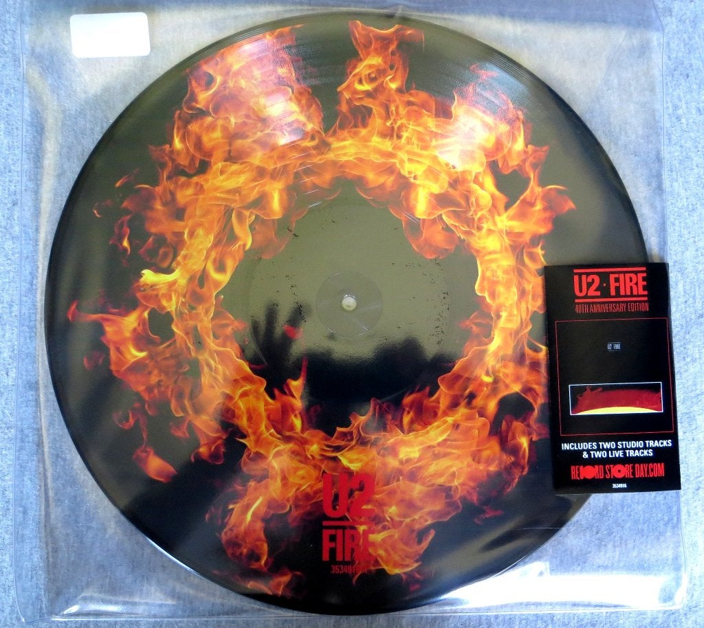 U2 - Fire - 40th Anniversary Edition Limited Picture disc, Cd's en Dvd's, Geseald, Verzenden, EP, 12 inch