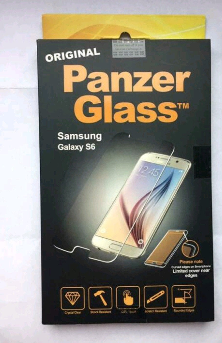 Protection écran Samsung Galaxy S6 Panzer dans son emballage, Télécoms, Enlèvement, Comme neuf
