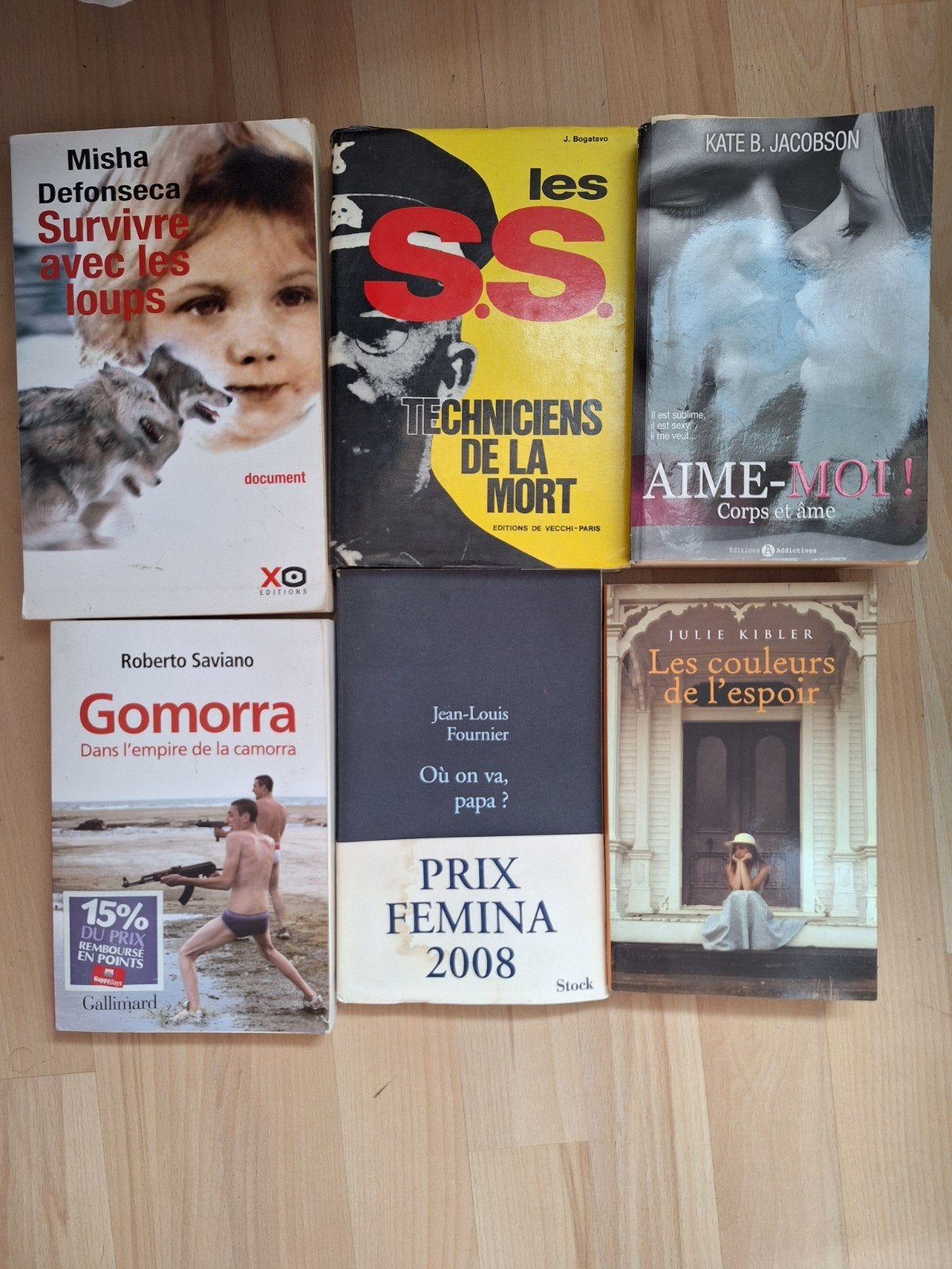 lot de 6 livres, Enlèvement ou Envoi, Utilisé