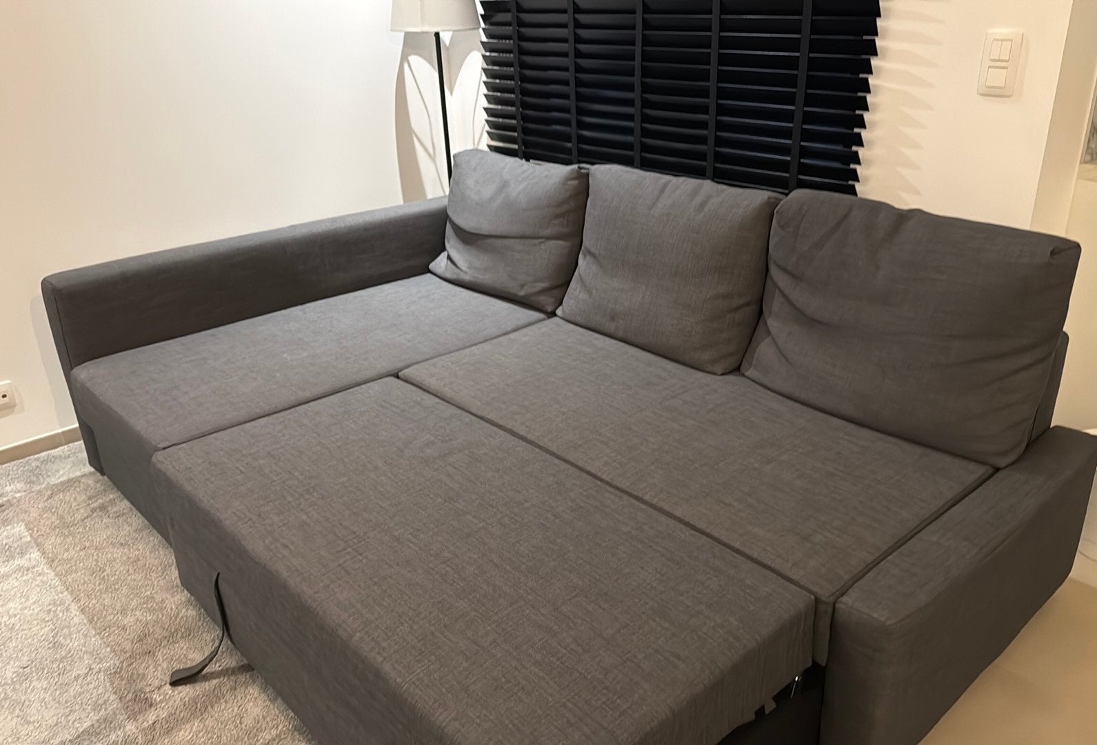 Sofa, Gris, Comme neuf, Enlèvement, Deux personnes