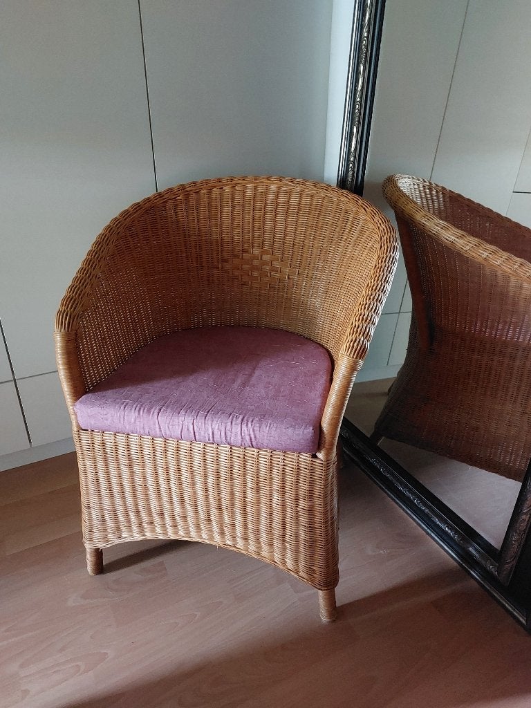 rotan zetels, Ophalen, Eenpersoons, Riet of Rotan, Zo goed als nieuw
