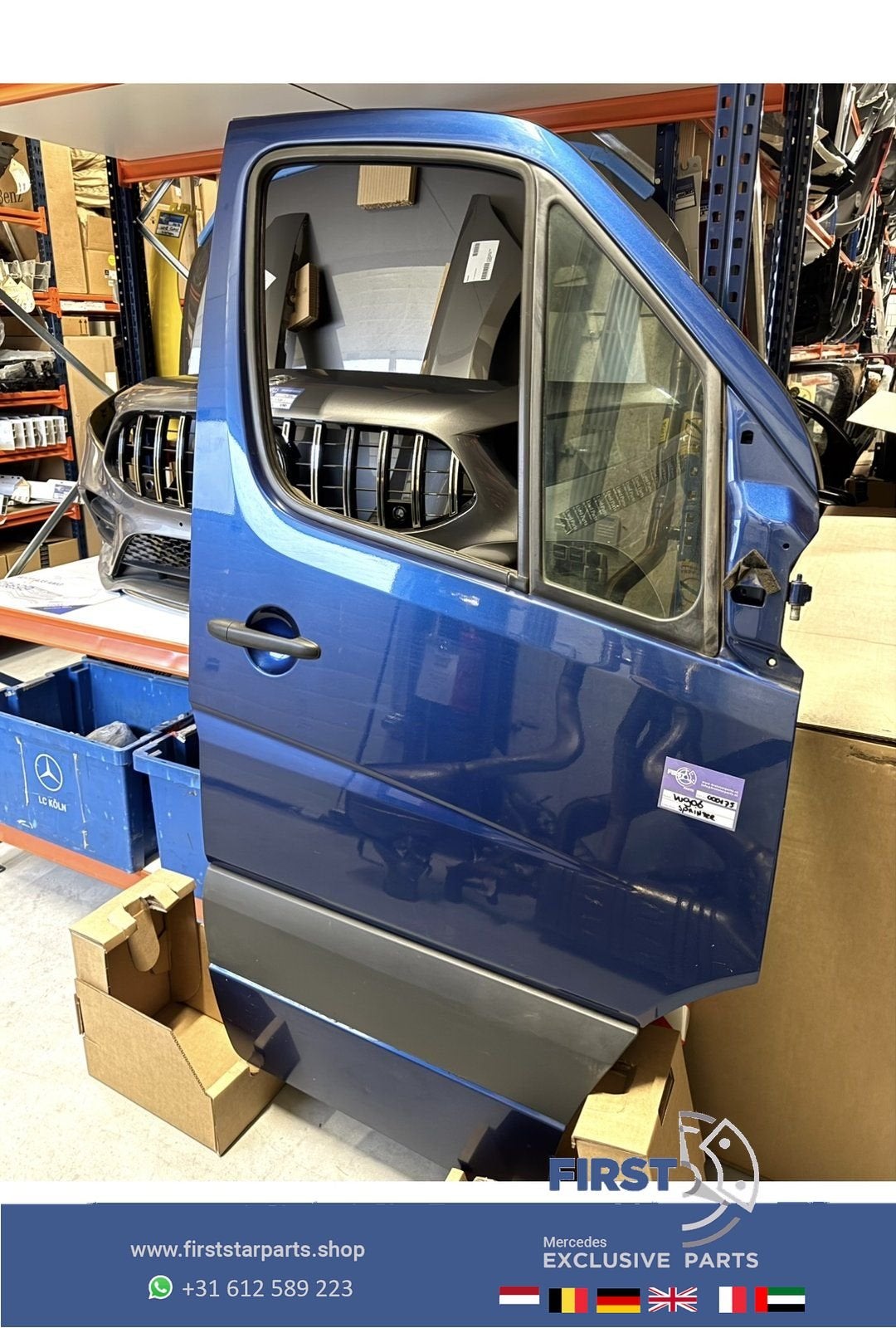 W906 SPRINTER DEUR RECHTS VOOR COMPLEET PORTIER RECHTSVOOR A, Utilisé, Porte, Avant, -
