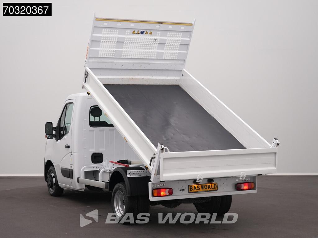 Renault Master 130PK Kipper met Kist 3.5t trekhaak Airco Cru, Stof, Gebruikt, Euro 6, 4 cilinders