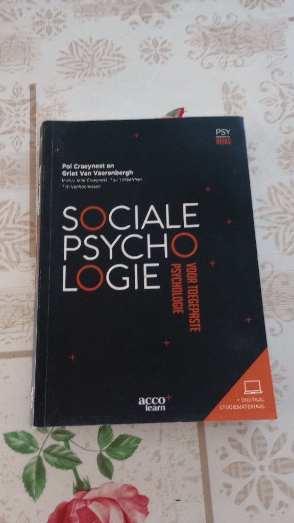 Sociale psychologie, Enlèvement, Comme neuf, Enseignement supérieur professionnel, Miet Craeynest; Pol Craeynest