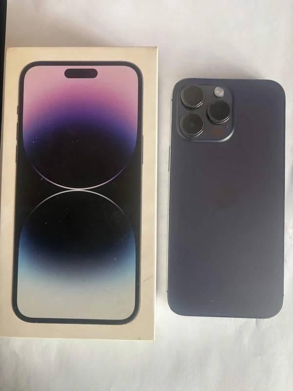 iPhone 14 Pro Max 128GB Purple, Telecommunicatie, 128 GB, 86 %, Paars, Ophalen of Verzenden