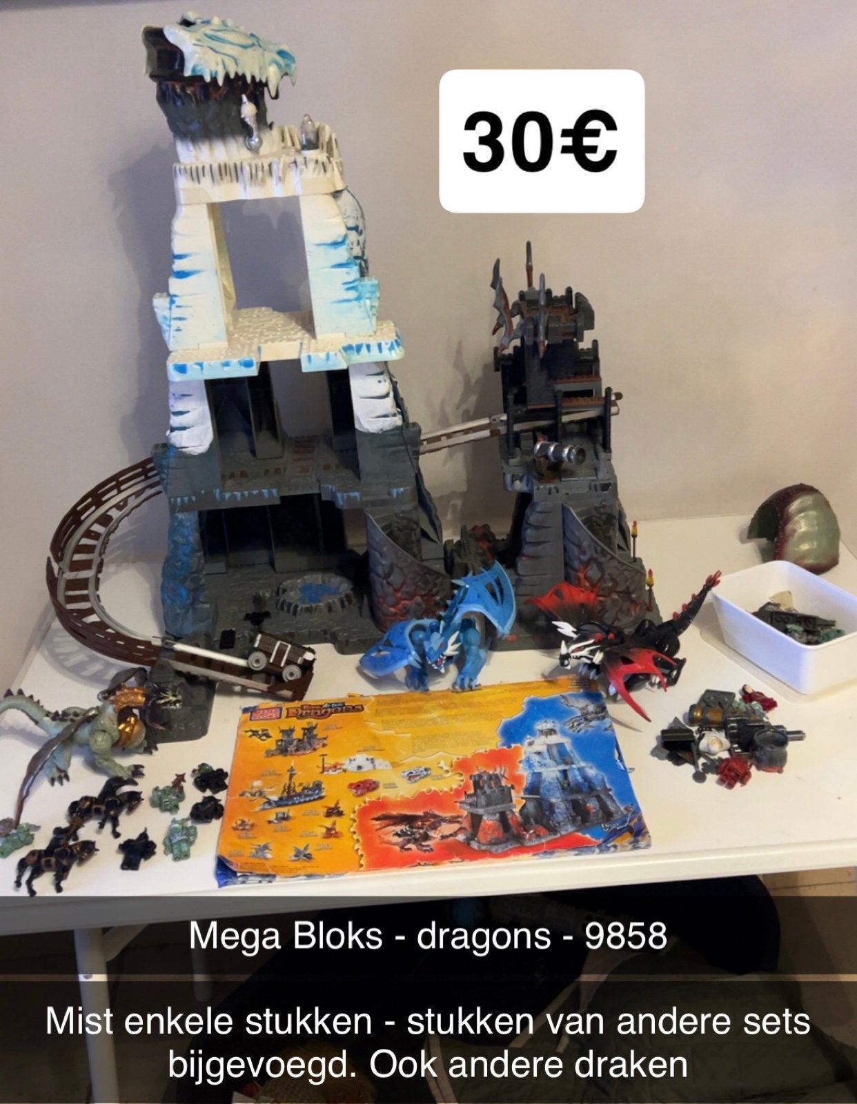 Mega bloks dragons 9858, Enlèvement ou Envoi, Utilisé, Megabloks