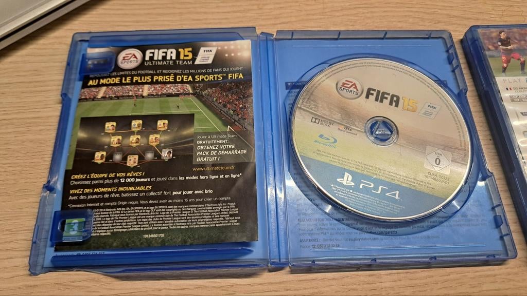 Fifa 15 en fifa 16 deluxe edition, 1 joueur, À partir de 12 ans, Comme neuf, Enlèvement